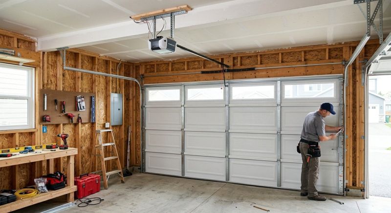 Four Car Garage Installation in Cypress, TX