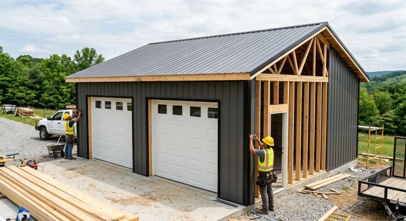 Garage Construction in South Houston, TX