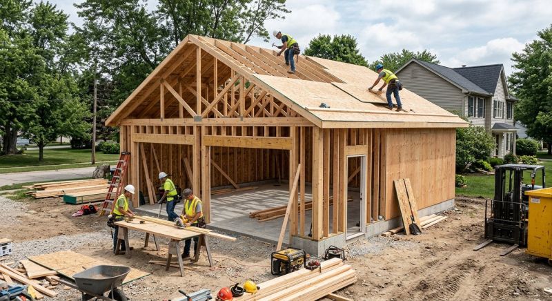 Metal Garage Construction in Katy, TX